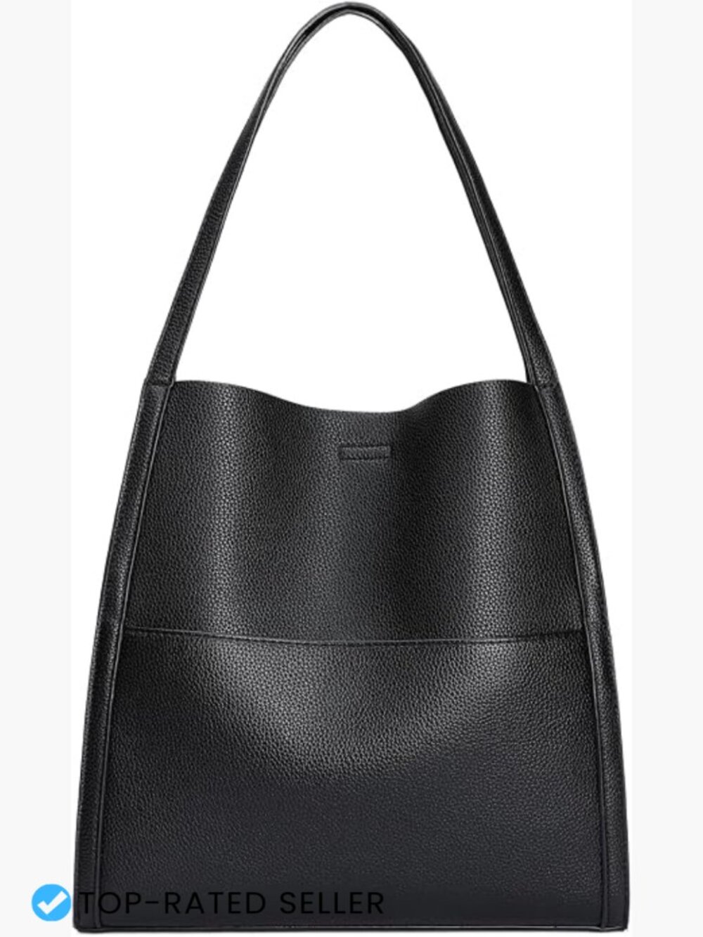 Large Tote Bag Hobo Purse Faux Leather Shoulder Handbag Work Travel Commuter